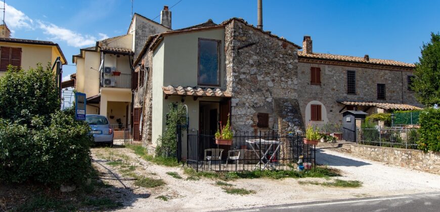 CARATTERISTICA PORZIONE DI CASA CON GIARDINO