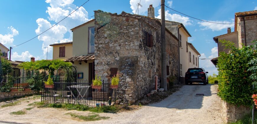 CARATTERISTICA PORZIONE DI CASA CON GIARDINO