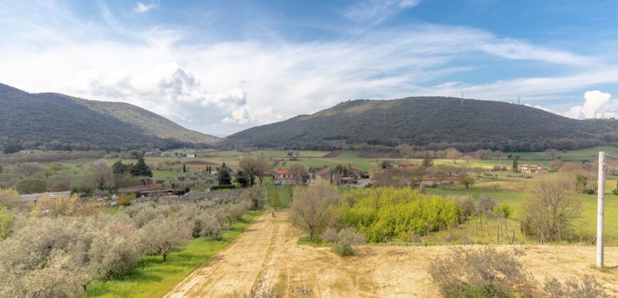 PORZIONE DI CASA CON GARAGE E TERRENO