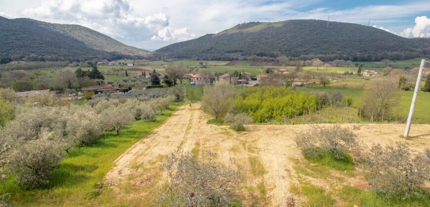 PORZIONE DI CASA CON GARAGE E TERRENO