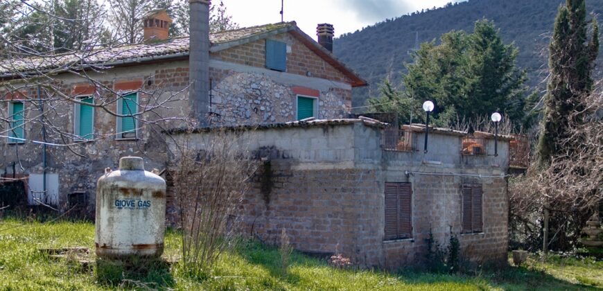 CASA BIFAMILIARE CON TERRENO DI 5000 MQ. – RIF. 26GUA